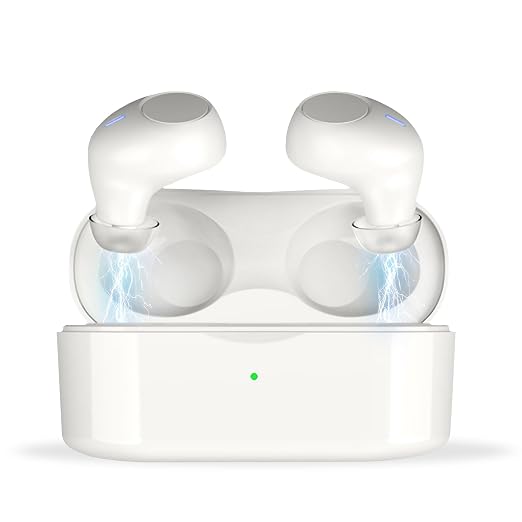 OTC Hearing Aids for Seniors Rechargeable Hearing Amplifiers with Noise Cancelling for Mild to Moderate Hearing Loss, In Ear Nearly Invisible, Auto On/Off, Memory Functions, Portable Charging Case, LED Display Elderly-Friendly