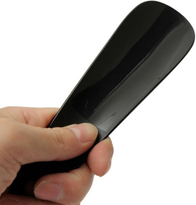 Shoe Horn Lifter Simple Travel Shoehorn Sturdy Slip PP Plastic with Hook Hole 2Pcs