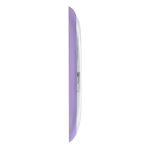 Taylor Big and Bold Wall Dial Thermometer, Indoor Outdoor Thermometer, Wireless Thermometer with Easy to Read Numbers for Patio, Pool, Garage and Indoor Areas, 13.25-inch, Lilac