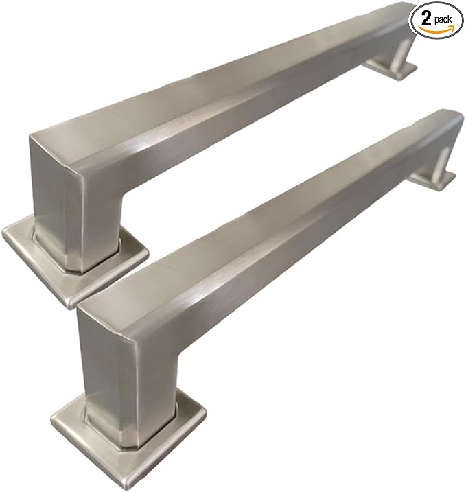 Handicap Grab Bars, Octagon 2 Pack 18 Inch Shower Grab Bar for Seniors, 304 Stainless Steel ADA Grab Bars for Bathtubs and Showers, Safety Shower Handles for Elderly, Disabled (Polished Chrome)