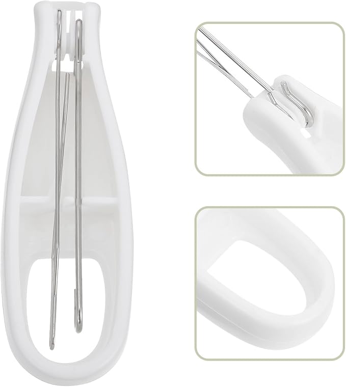 Balacoo Zipper Puller and Button Hook Dressing Aid Tool for Arthritis and Disabled Hands Non-Slip Handle for Easy One-Hand Operation Comfortable Senior Dressing Helper for Shirts Coats and
