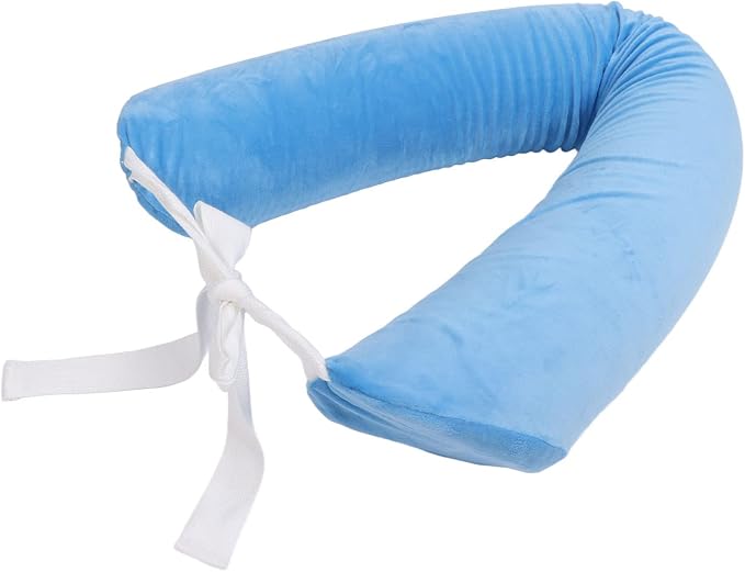Lumbar Support Pillow for Elderly, Adjustable Waist Back Support Pillow with Dual Straps, Detachable Washable Soft Sponge Roll for Scoliosis and Lumbar Pain Relief