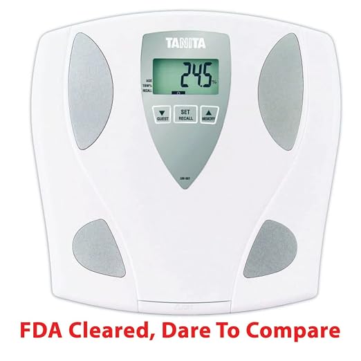 Tanita UM-081 Body Fat & Body Water Monitor Scale - Digital Weight & BMI Analyzer - 330 lb Capacity - 2 User Memory - Guest Mode - Japan Technology