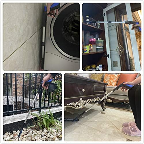 Grabber Reacher Tool - 32” Reacher Grabber Tool with Strong Magnetic and Swivel Head - Heavy Duty Pick Up Stick Grabbers for Seniors, Trash, Surgery Recovery Must Haves Gifts(Blue)