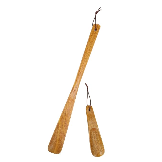 2Pcs Shoe Horns for Women and Seniors Long and Short Handle Lazy Shoe Helpers for Easy Footwear Access Shoe Horns for Men Women Elderly