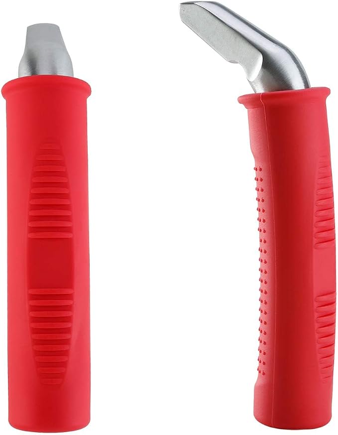 Valorcielo Car Door Handle for Elderly, 300 lb Support, Red 2 Pack | Auto cane portable vehicle support handle with non-slip grip, a car door assist bar for more confident entry and exit