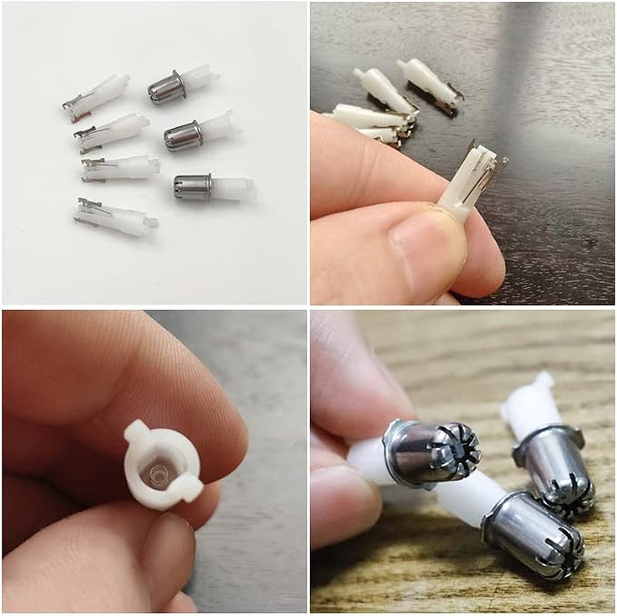 5 Pack Nose Hair Trimmer Replacement Head Repair Parts Electric Shaving Clipper Universal Cutter Blade for Razor Trimming Ear Eyebrow Hairs