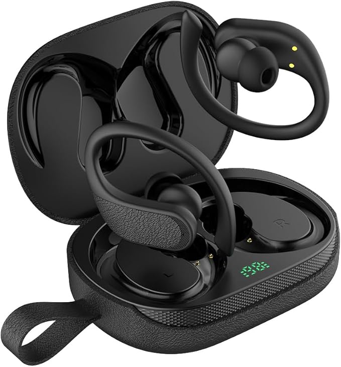 OTC Hearing Aids with Charging Case for Seniors & Adults, 24-Channel Noise Reduction, Rechargeable, Clear Sound, Comfortable & Invisible in-Ear Fit, 80+ Hours Battery Life