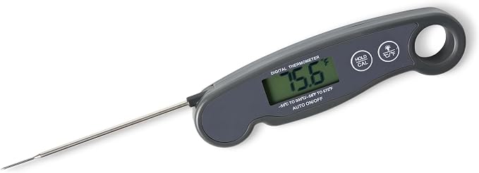 Amazon Basics Instant Read Digital Meat Thermometer, Water-Resistant