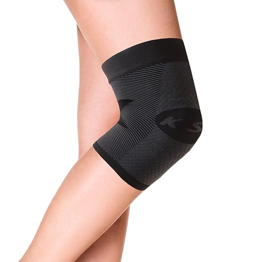 OrthoSleeve Knee Brace for ACL, MCL, Injury Recovery, Meniscus Tear, knee pain, aching knees, patellar tendonitis and arthritis (3XL, Black, Single)