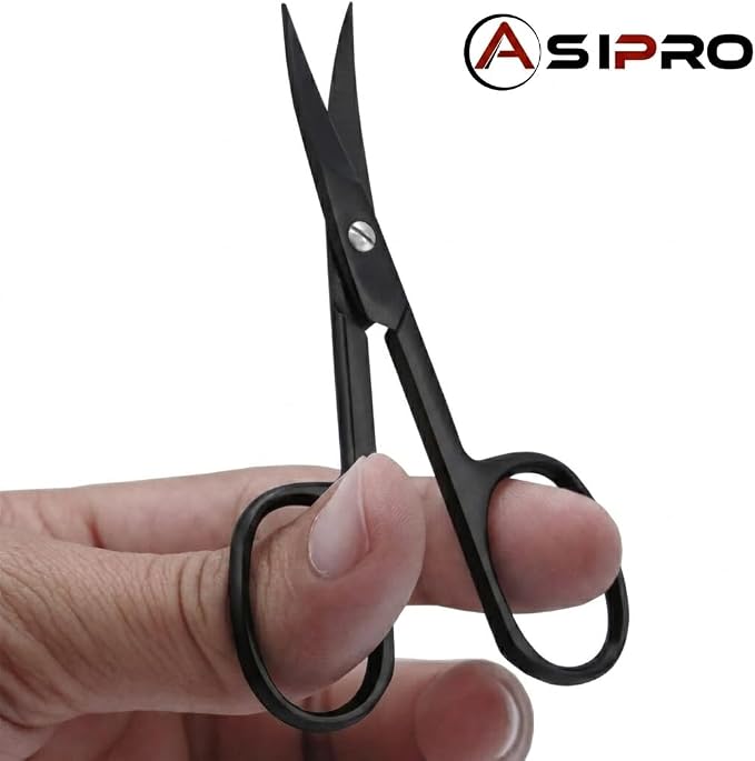 Nail Scissors for Women & Men with Pouch Manicure Gifts Scissors for Nails Toenail Scissors Adults Tijeras para Uñas Fingernail Scissor Toe Nail Scissors Curved