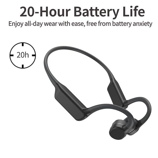 Bone Conduction Hearing Aids for Seniors and Adults,Open-Ear Hearing Amplifier,Hearing Protection,Comfortable Wearing,Rechargeable And 20H Working Time,Clear Sound and Easy to Use