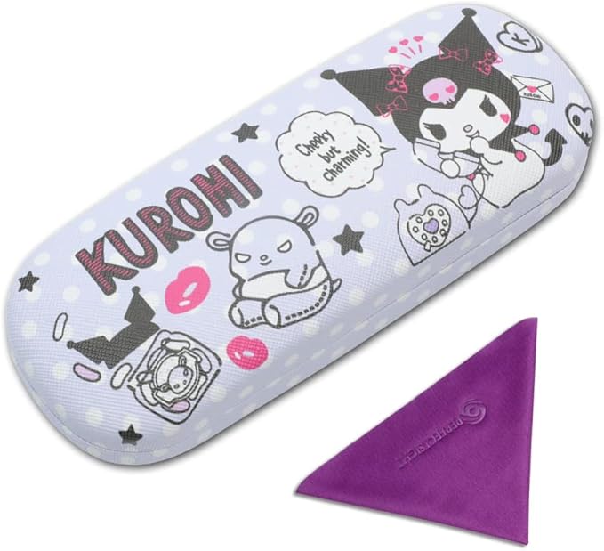 PERFECTSIGHT Hard Shell Eyeglasses Case, Kawaii Protective Glasses Case for Kids, Cute Eyeglass Case for Women Men Girls