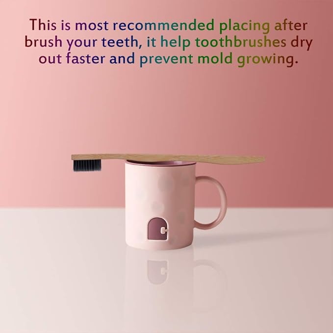 Virgin Forest Bamboo Toothbrushes, Eco-Friendly Soft Bristles Toothbrush, Biodegradable Wood Toothbrush Set of 6