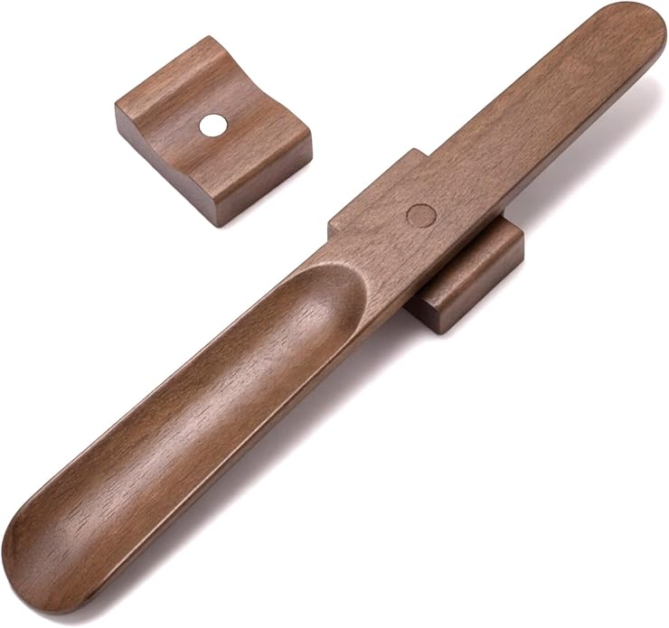 Shoe Horn Long Handle for Seniors Men Women 11.8" Magnetic Base Wall Mounted | Shoe Helper Wooden Horn Long Handle Wall Mounted Boot Horn for Seniors Men Women Pregnancy Kids Without Bending,Gift Idea