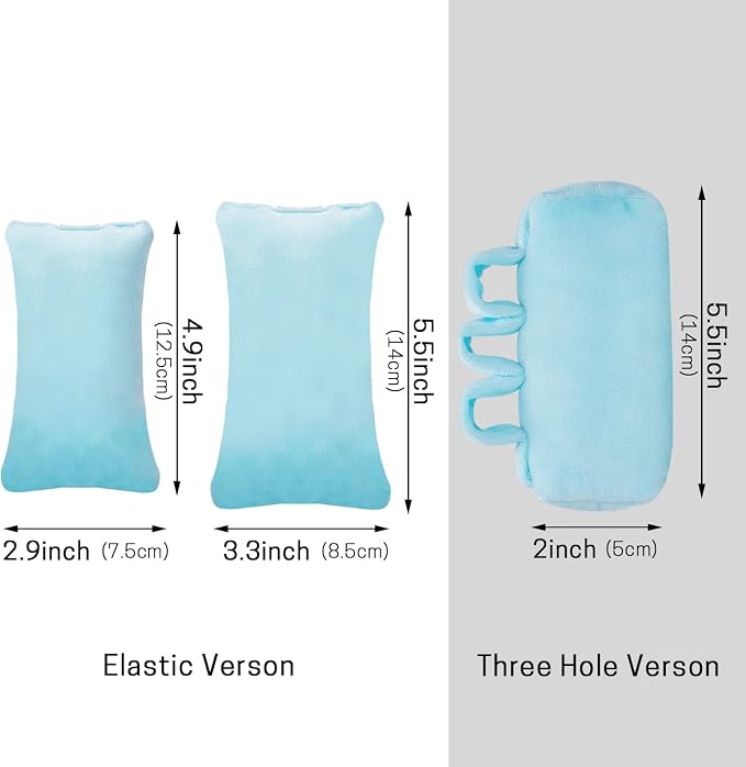 SWISSELITE Hand and Finger Contracture Cushion, Palm Grips with Elastic Band or Separator, Hand Grab Pad for Rehab Patient Palm Protect, Help with Hand Rehabilitation