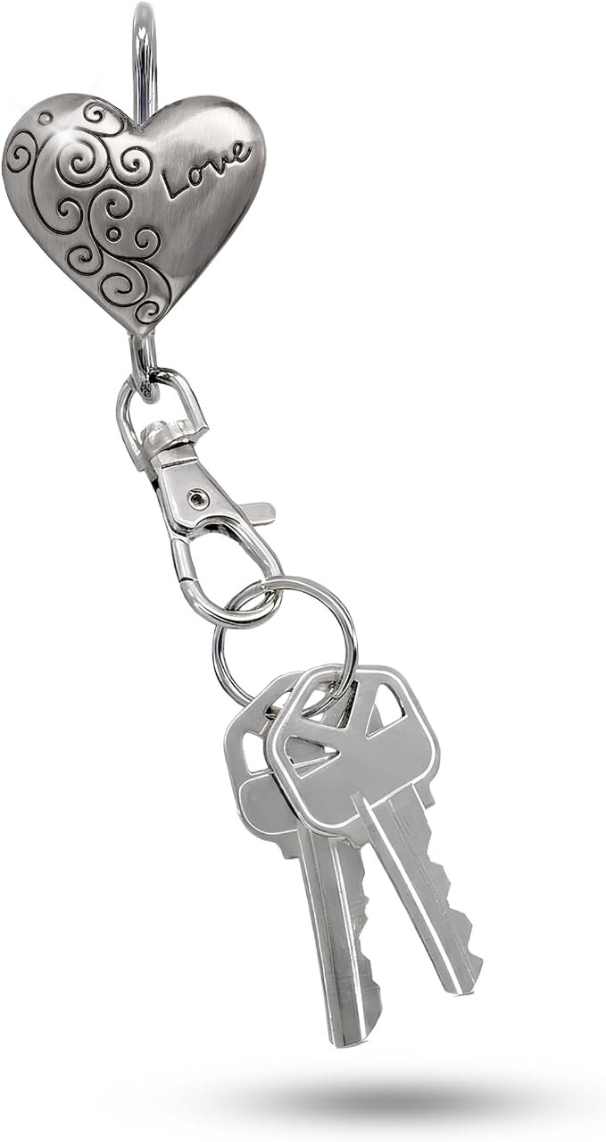 Women’s Bag Charm Key Finder, Car Keychain Hook, Cute Purse Organizer & Tote Bag Accessories, Gifts for Mom - Original