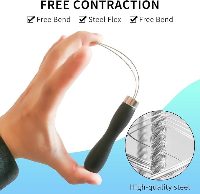3-Pack Button Hook Tool for Seniors & Arthritis Sufferers | Button Hook Tool with heavy-duty steel loop, one-handed button assist for seniors & arthritis, on shirts/pants/dresses