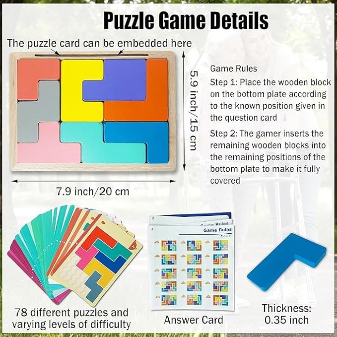 Dementia Activities for Seniors, Dementia Products Gift for Adults Elderly - Easy Puzzles Activities for People with Dementia