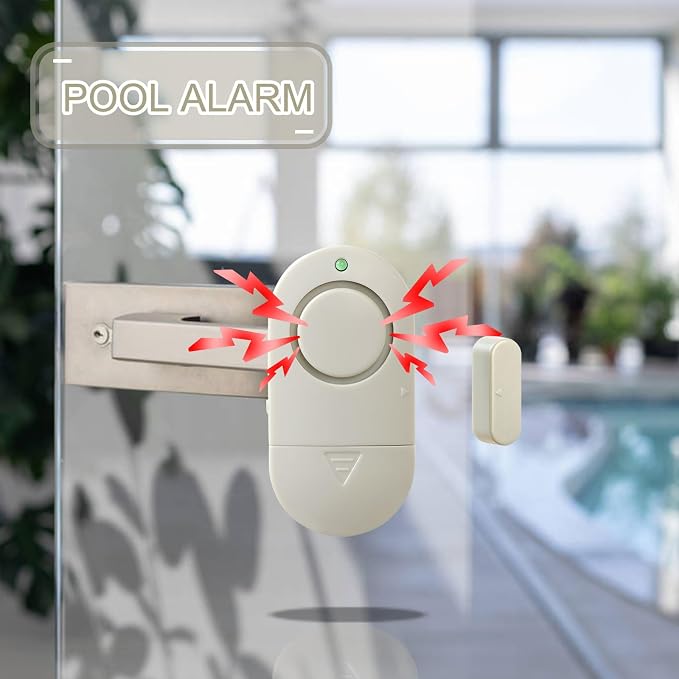 Door Window Alarm, Window Alarms for Home Security, 120DB Loud Door Chime for Store, Ideal for Home, Garage, Apartment, RV(10 Pack)