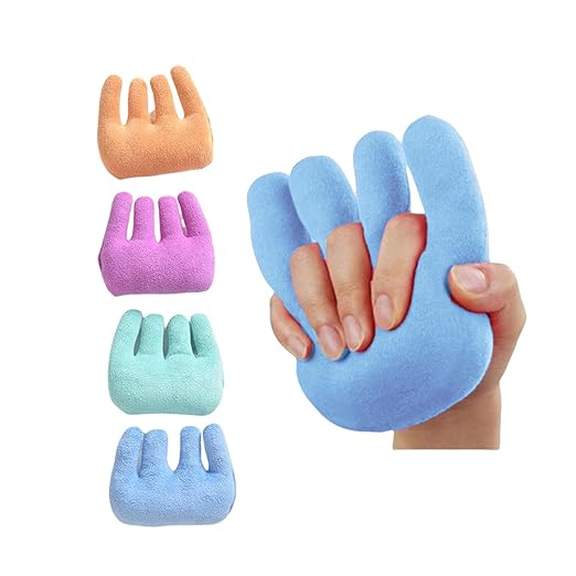 DEEYOTA Fingers Separation Pad,with an Elastic Palm Gripper,Used for Rehabilitation Treatment of Arthritis and Skin Damage