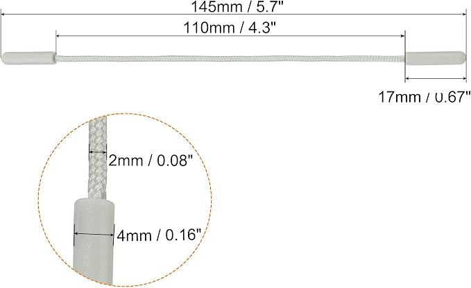 PATIKIL Zipper Pulls Extension Handle Cord, 15 Pack Finger Use Plastic Curve Puller Tab Tag Extender for Luggage Backpacks, Grey