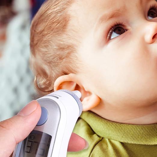 200 Counts Ear Thermometer Covers, Refill Caps, Lens Filters Compatible with All Braun Models Including 7 Serie IRT 6520, 3 Series IRT3030, BPA Free and Disposable Ear Thermometer Covers Caps