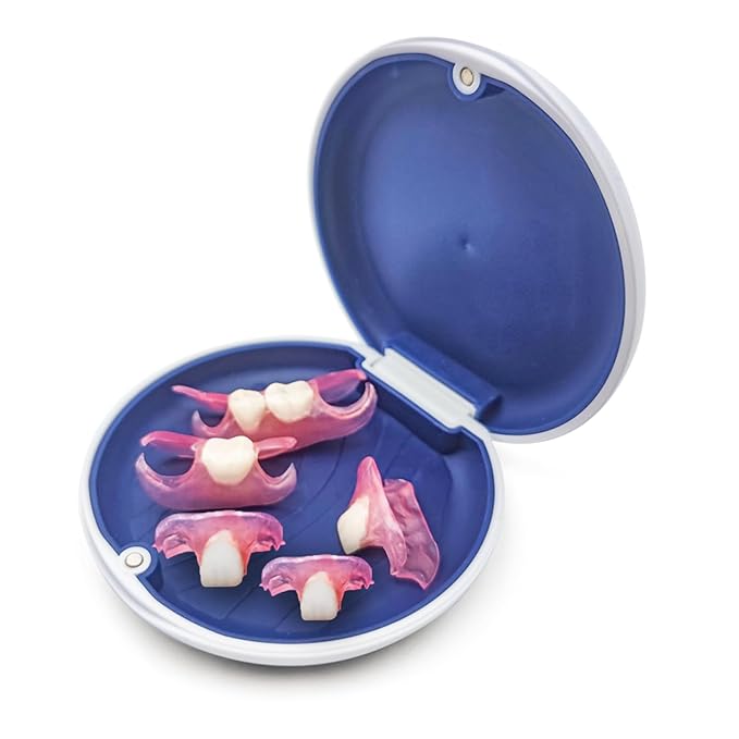 Custom Partial Dentures for Women with No Teeth, Easy to Use, Temporary Dentures for Men, Removable Dentures for Tooth, Adjustable & Comfortable, Personalized Replacement Teeth (6 Teeth)