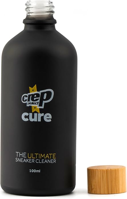 Crep Protect Sneaker Cleaner Kit - Deep Cleaning Shoe Cleaner for White Shoes, Leather, Suede, Nubuck & Canvas | Brush, Solution & Microfiber Cloth Included