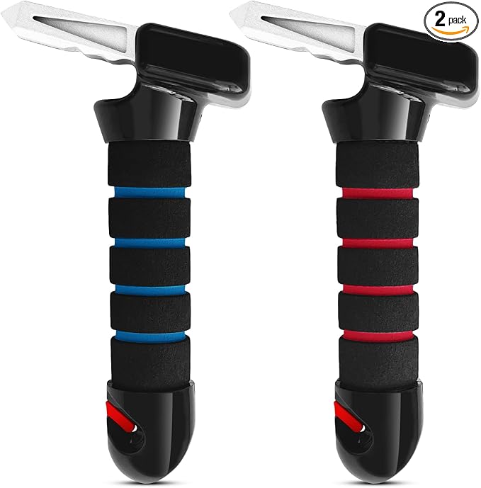 Car Door Handle for Elderly, Car Handle Assist, Car Cane Assist Handle with Anti-Slip Grip Portable for Seniors & Handicapped, Multifunctional Support Handle (2 Pack)