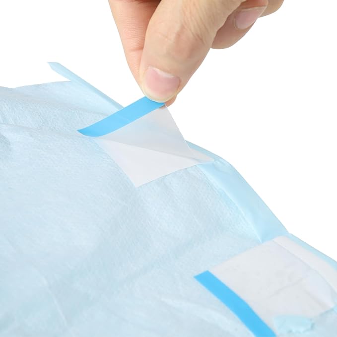 CutiePlusU Disposable Diaper 10 Pieces Protective Underwear Blue 36"-46"
