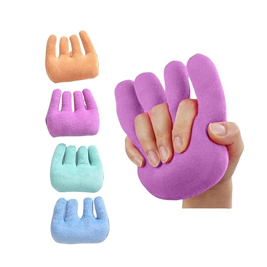 DEEYOTA Fingers Separation Pad,with an Elastic Palm Gripper,Used for Rehabilitation Treatment of Arthritis and Skin Damage