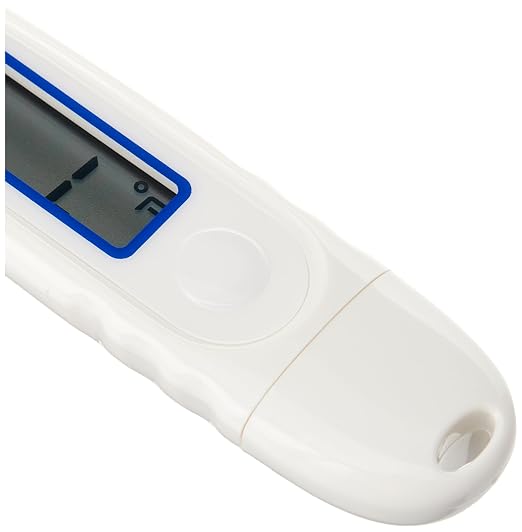 ADC Adtemp 422 Digital Veterinary Thermometer | Designed specifically for veterinary use, with a specialized housing featuring lanyard attachment for easy, secure removal.