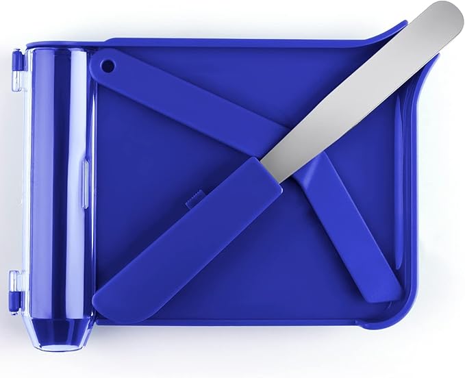 Opret Right Hand Pill Counting Tray with 2 Spatulas, Pill Counter with A Straight Spatula & A L-Spatula for Pharmacy to Count Meds Pills Tablets