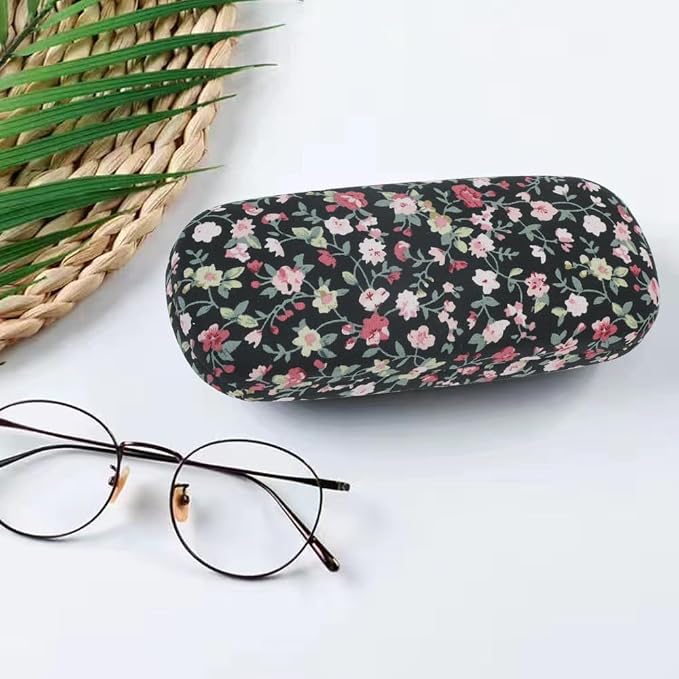 PERFECTSIGHT Hard Shell Eyeglasses Case, Kawaii Protective Glasses Case for Kids, Cute Eyeglass Case for Women Men Girls