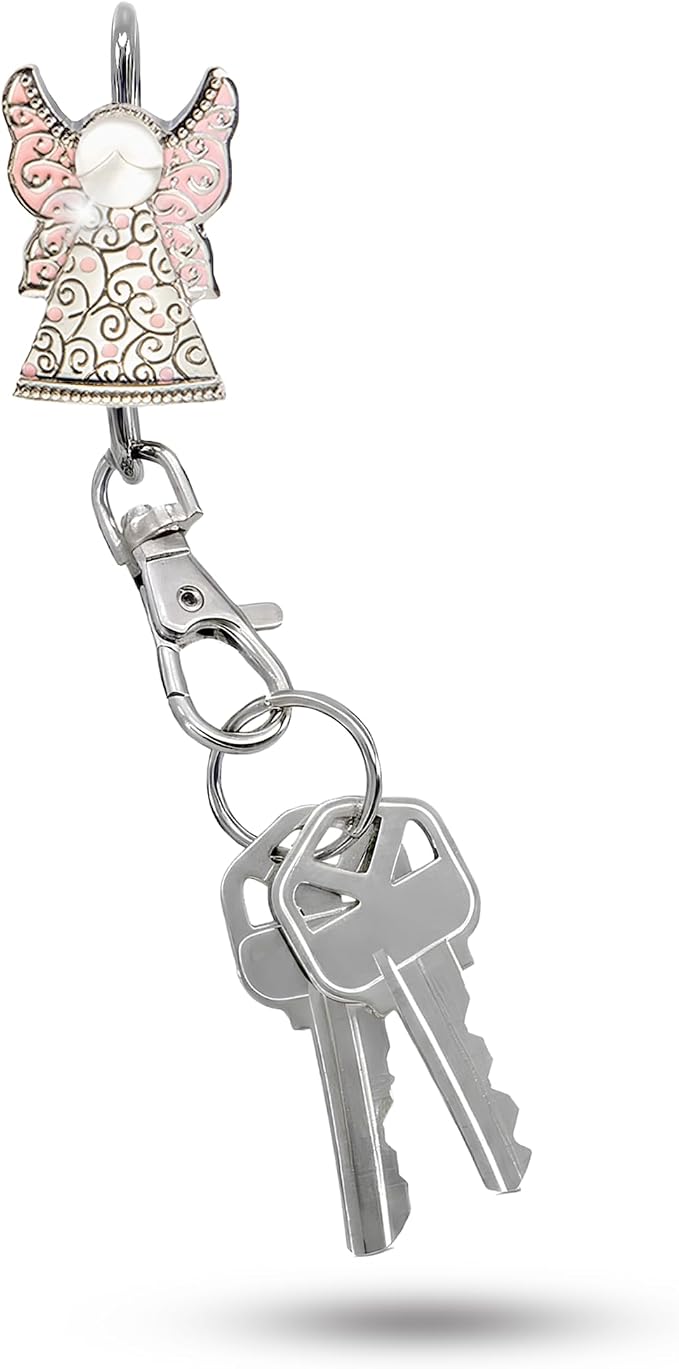 Women’s Bag Charm Key Finder, Car Keychain Hook, Cute Purse Organizer & Tote Bag Accessories, Gifts for Mom - Original