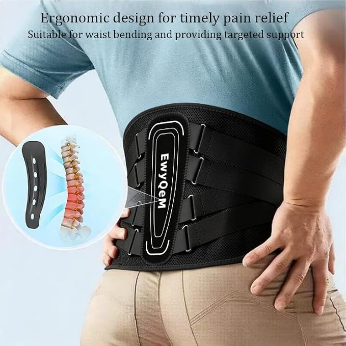 lower back support, breathable and adjustable, can relieve lower back pain caused by prolonged sitting or working.