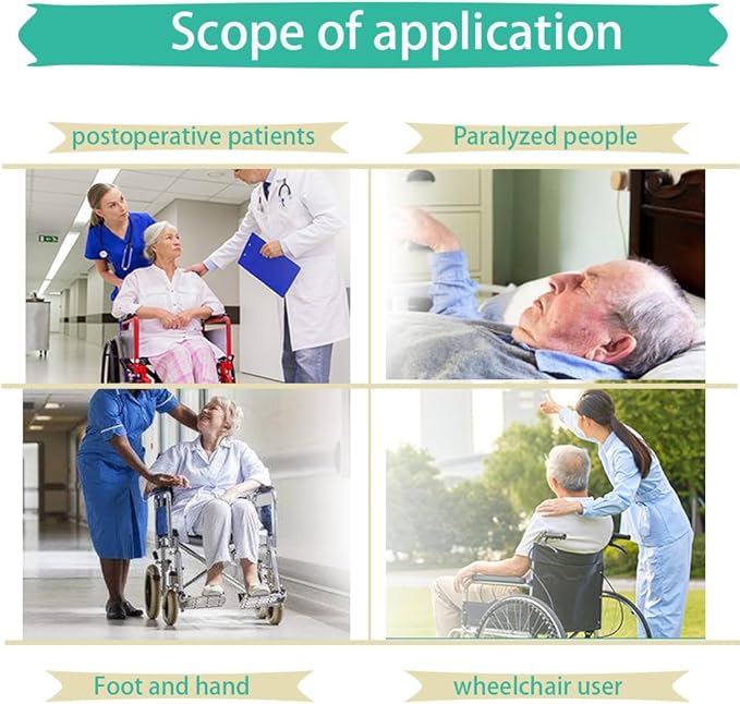 2PCS Heel Cushion Protector Pillow to Relieve Pressure from Sores and Ulcers,Adjustable in Size,Foot Pillowfor Elderly Bedridden Pressure Ulcer Cushion Ankle Pillow for Bed,Wheelchairs