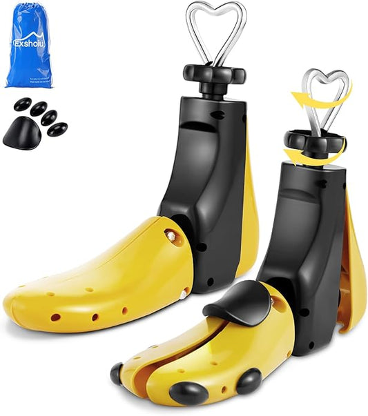 Shoe Stretcher Men, Women Leather Boot Stretcher for Wide Feets, Shoe Tree Adjustable Boot Widener Stretcher