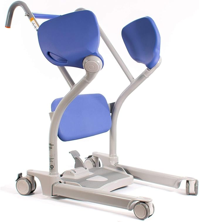 Arjohuntleigh Compact Sara Stedy Sit to Stand Manual Patient Lift Aid | Fully Assembled Elderly Assistance Products | Holds up to 400 Pounds | Intended for Users 4'6" - 5'8"…