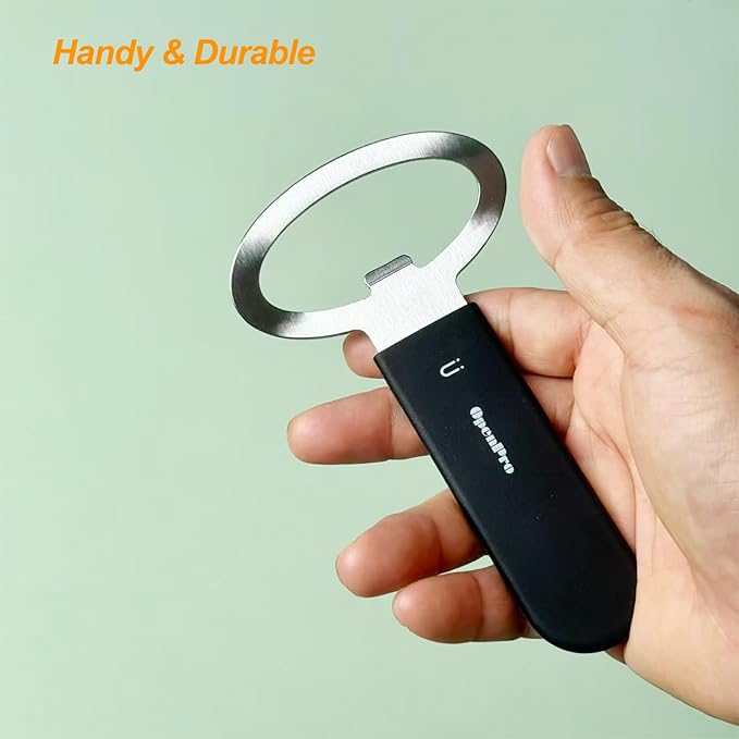 Magnetic Jar Opener Gripper, Jar Openers Top Rated For Seniors Weak Hands, Bottle Opener Built-In, 2-IN-1 Jar & Bottle Opener x 1, Rubber Jar Openers Gripper x 4