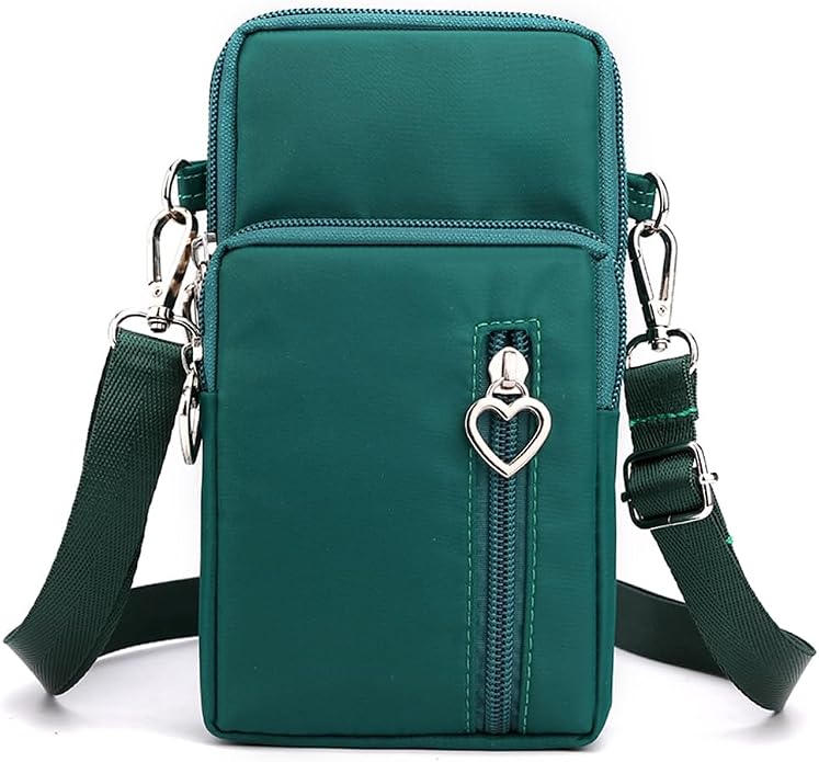 Small Crossbody Bag for Women - Mini Phone Purses with Crossbody Strap and Wallet - Nylon Arm Bag