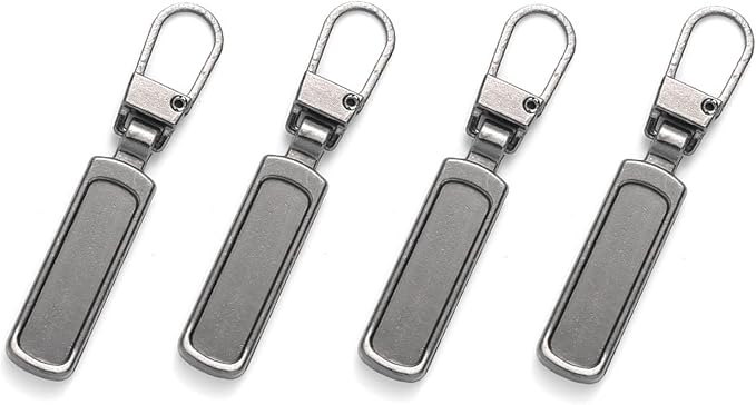 Mizeer Zipper Pull Replacement for Small Holes Zipper, Detachable Zipper Tab Repair for Clothing Jackets Boots