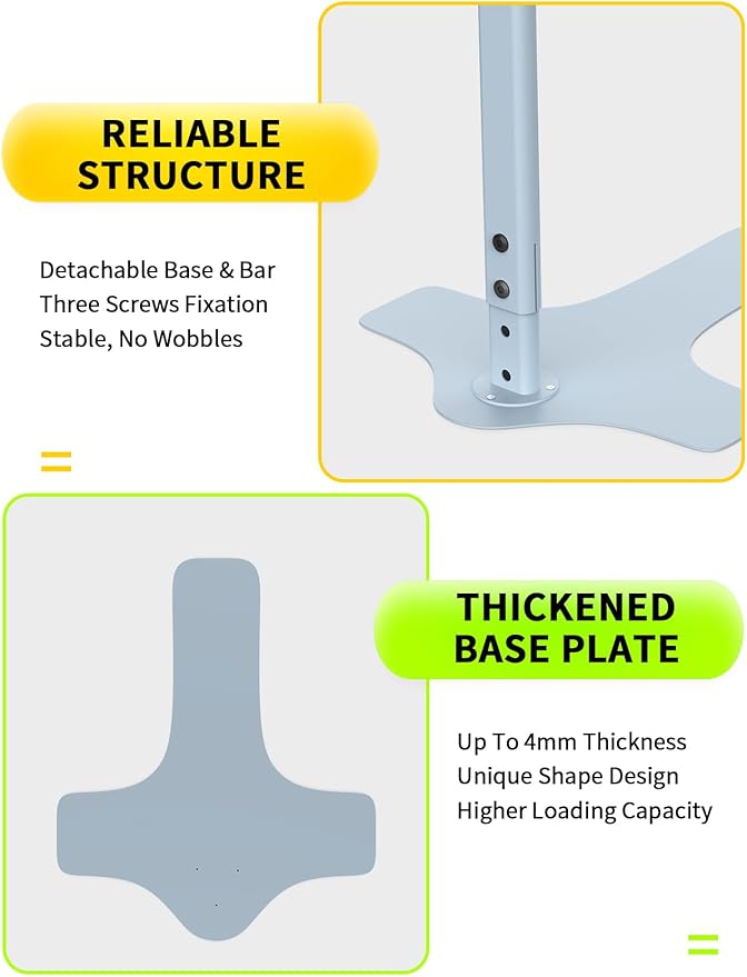 yeezoo Couch Stand Assist, Chair Couch Lift Assist for Elderly sit to Stand, 25.6"/27.6"/29.6"/31.6" Four Heights Adjustable(Light Grey, Max 300LBs Capacity)