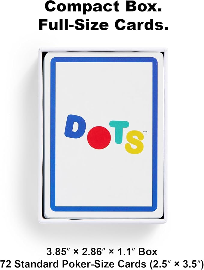 DOTS - A Delightfully Clever Rummy-Style Card Game for 2-6 Players | Fast-Paced, Easy to Learn, Family Game Night, Travel Friendly, Ages 8+