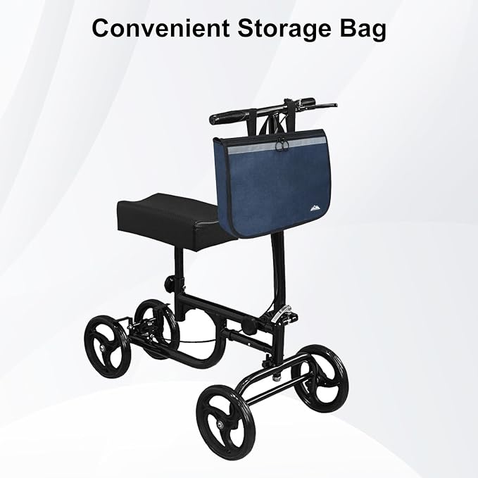 supregear Wheelchair Carry Bag - Accessories Pouch for Rollator, Walkers, Power Wheel Chairs and Knee Scooters - Side Armrest Storage Organizer for Elderly Seniors - Lightweight Portable Travel Tote