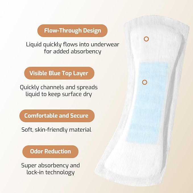 SUNKISS Trustplus Incontinence Booster Pads 14” for Women and Men, Extra Absorbency for Adult Incontinence Underwear and Diapers, Odor Control, 30 Count