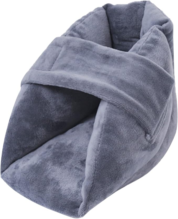 GREUS Heel Elevation Pillow Heel Protector for Bed Sores Heel Pressure Relieve Cushion Anti Bed Sore Pad Leg Rest Ulcer Elevator Foot Ankle Support Pillow for Elderly Wheelchair Bedridden Patients