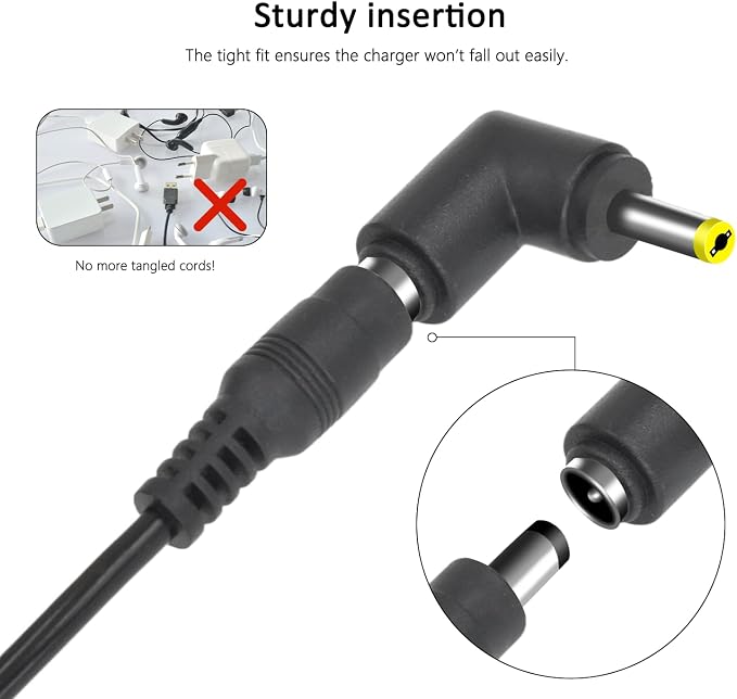 Digital Picture Frame Power Cord Compatible with Philips,Skylight,HP,Aluratek, BSIMB Smart Digital Photo Frame, 5V AC/DC Power Adapter Charger (Not for 9V or 12V)