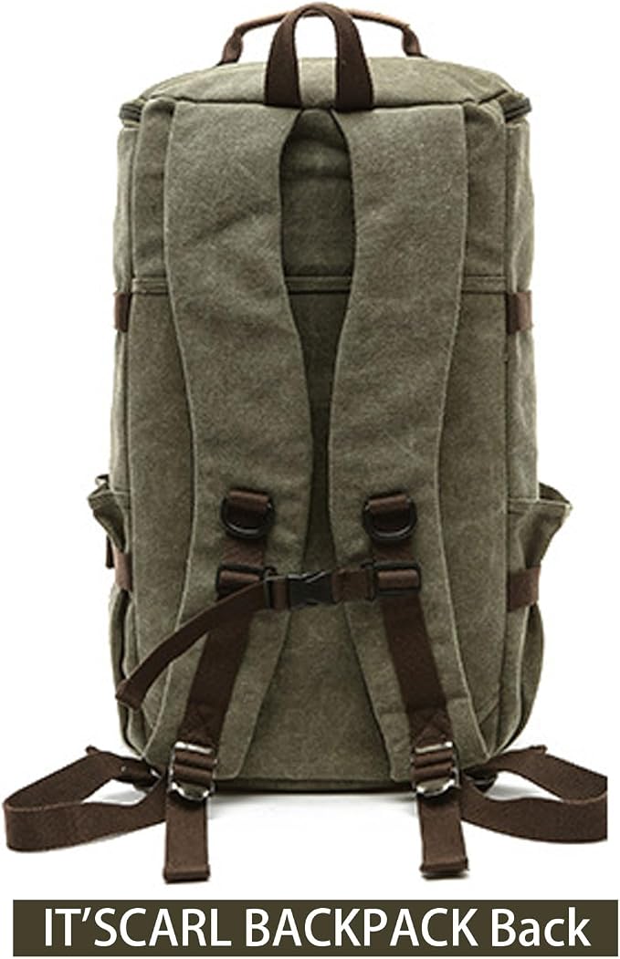Men's backpack with large capacity, Fashionable travel style, Outdoor hiking bag, Business leisure waterproof backpack, Laptop backpack(green)